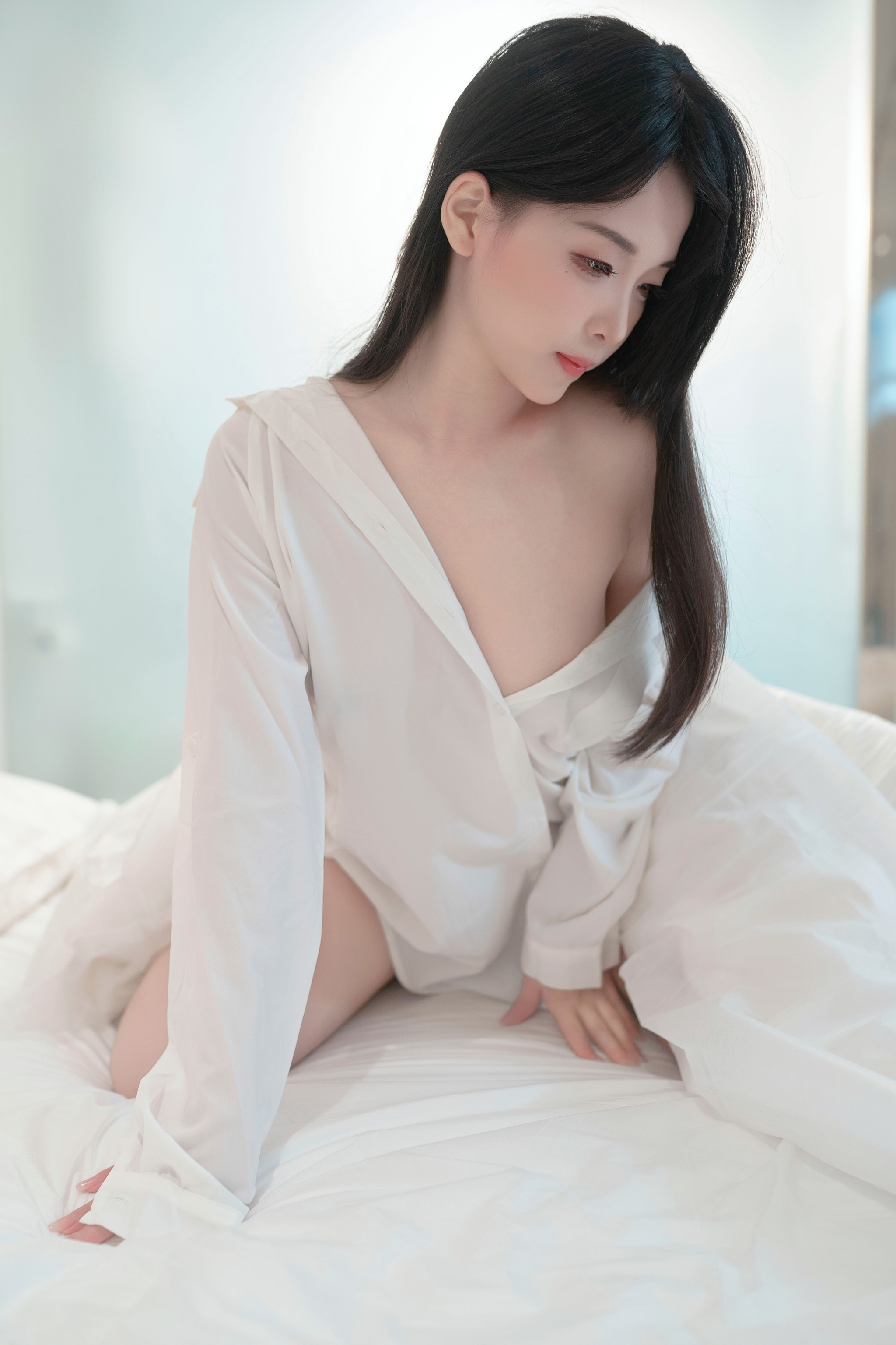 图片[1]-Bangni邦尼 – NO.058 男友衬衫[99P]-XikXak